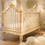 baby cribs luxury wooden baby crib,royal golden hand carving new born baby cot JFGRCVL
