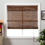bamboo shades arlo blinds java vintage bamboo roman shade with 74 inch height HESTLAU
