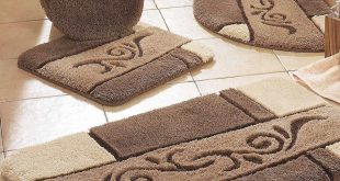 bathroom rug sets bathroom: luxury bath mat sets enchantin chocolate bath rug sets for KOWGICZ