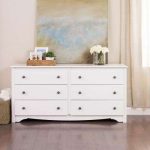 bedroom dressers monterey 6-drawer white dresser VSJPIOJ