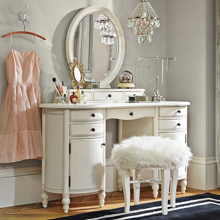 bedroom vanity vanity table with mirror and bench makeup vanity for small bedroom YVCMPGY