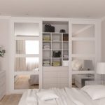 bedroom wardrobes ideas fully fitted wardrobes range with mirrored doors in spray painted frames YKEIWLO