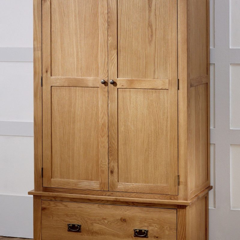 birlea malvern gents 2 door 1 drawer oak wardrobe - online SWPKXKO