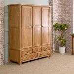 birlea woodstock oak wardrobe - 3 door 5 drawer YJIKOSO