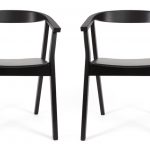 black dining chairs greta dining chair | matte black SFESNMF