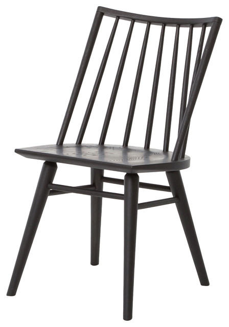black dining chairs lara modern classic black oak simple dining chair WMITFEO