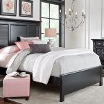 black furniture black queen bedroom sets for sale: 5 u0026 6-piece suites MLFZVUW