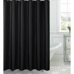black shower curtain save FNKUYCF