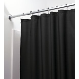 black shower curtain save TOURFZA