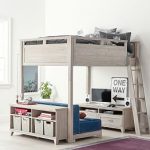 bunk beds with desk ... decorating breathtaking bunk bed with desk 11 hampton convertible loft TUQBGSX