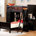bunk beds with desk this rich wood desk bed features a desk built into the EVOPSNK