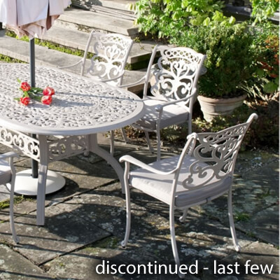 cast aluminium garden furniture image for idle rose garden furniture IGGOZQU