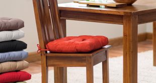 chair cushions tufted kitchen chair cushion | hayneedle SDVFNHX