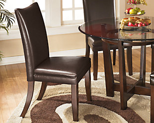 chairs for dining room charrell dining room chair, medium brown, large ... XWECRSA