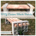 cinder block bench fab everyday | because everyday life should be fabulous | WGQEEWU