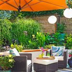 colorful garden umbrellas stylish decorative touches for outdoor rooms XEIRDZA