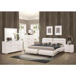 contemporary bedroom sets oliver u0026 james nash 6-piece white bedroom set IAYJAYZ