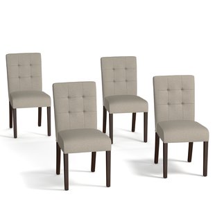 contemporary dining chairs isidora side chair set (set of 4) YRGBFRD
