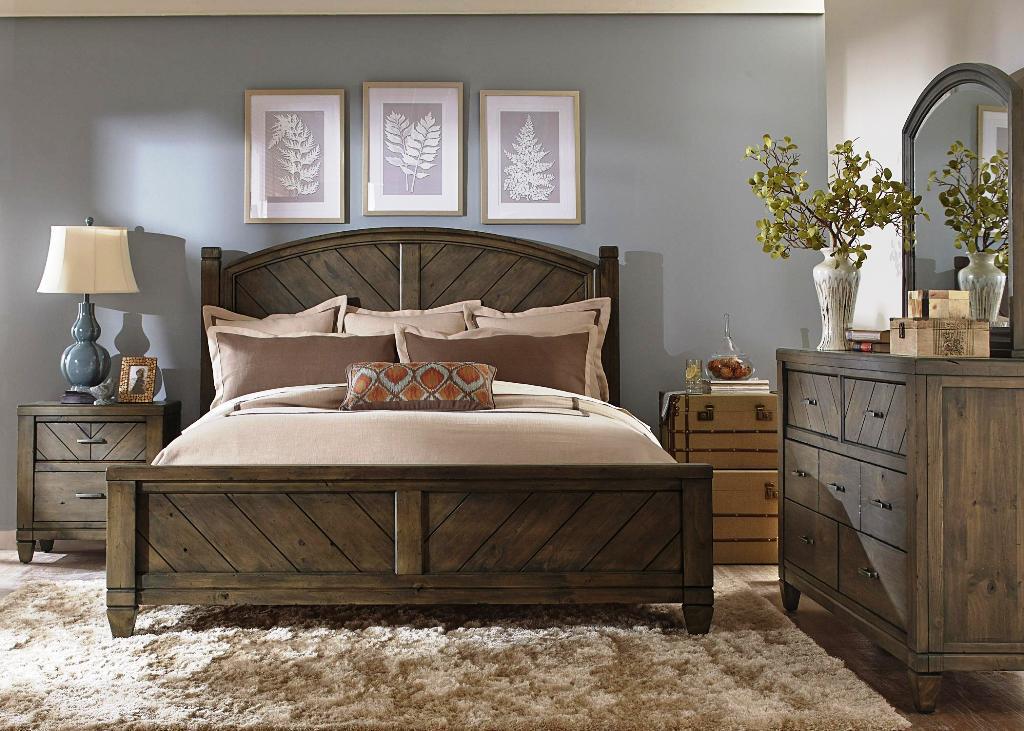 contemporary rustic bedroom furniture OCFYXGQ