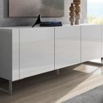 contemporary sideboards tres sideboard a sleek modern sideboard with plain handle-less doors, CHFTAJK