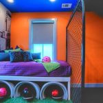 cool kids room ideas fun kids bedroom with bright color GOEOIPI