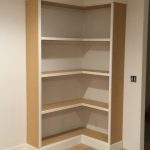 corner bookshelf diy corner bookcase (video) - withheart NBYJIQP