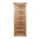 corner bookshelf fd-6704t - traditional oak corner bookcase 20 CGIBMOK