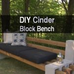 diy cinder block bench - homestead survival site OSQAWXD