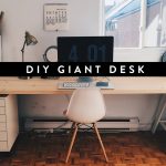 diy giant home office desk BNKQUPH