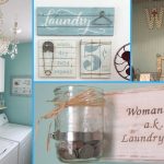 diy shabby chic style laundry room decor ideas ❤| home decor DZSPPRW