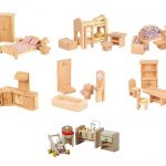 doll house furniture set 7 room dollhouse furniture set-elves u0026 angels WERYKMD