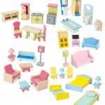 doll house furniture set dollhouse furniture (set of 35) | cwdkids YPNFGTN
