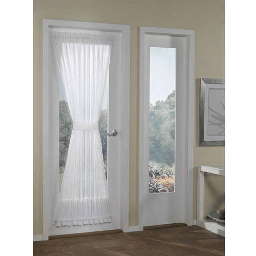 door curtains better homes and gardens crushed voile door curtain panel, 51x72 WUPFKLL