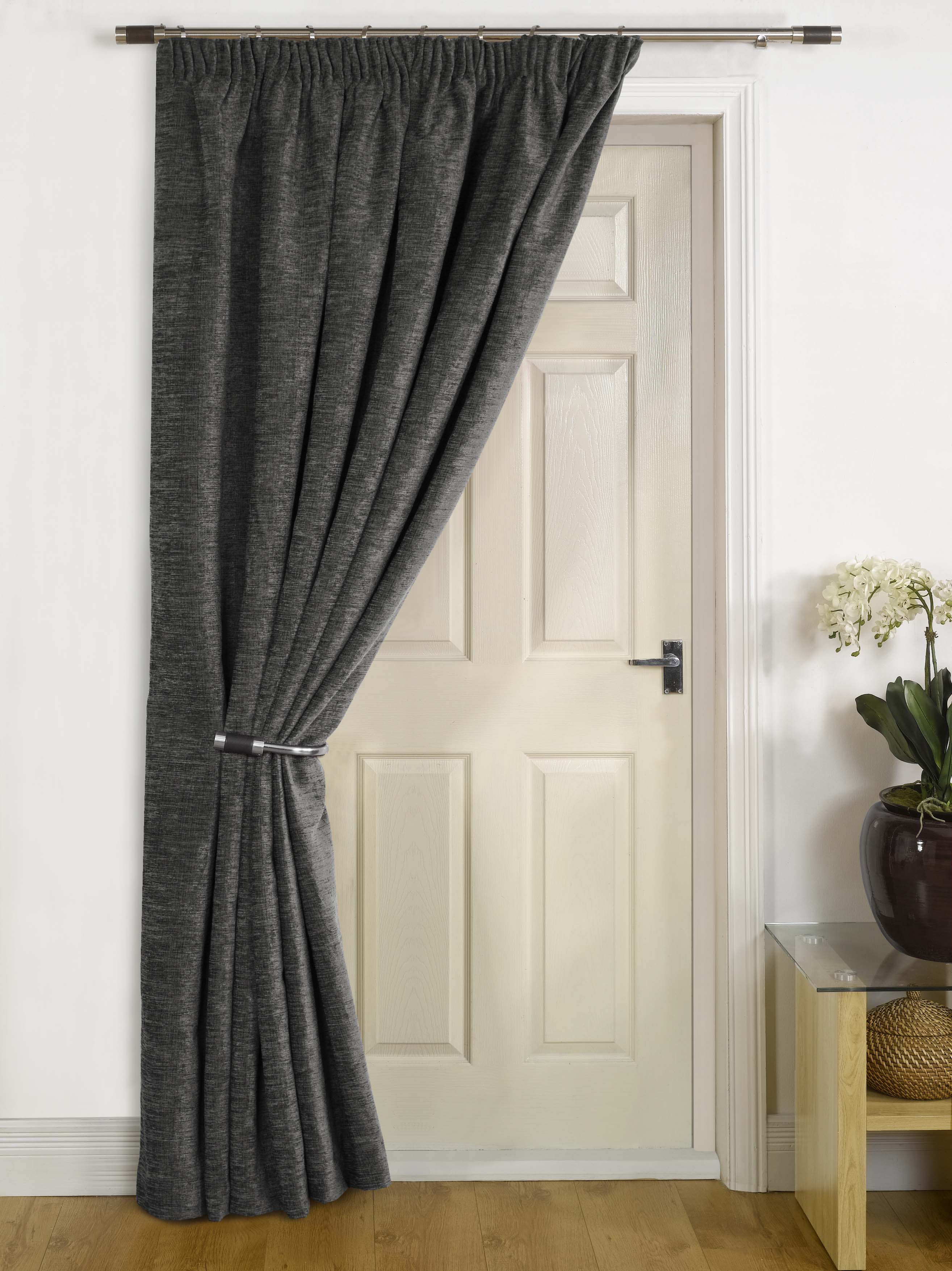 door curtains expand. winchester grey door curtain SMQKOVN