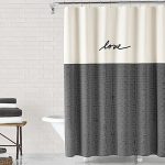 ed ellen degeneres love 72-inch x 72-inch shower curtain XDFDZTE
