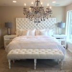extra-wide king diamond tufted headboard and bench set in HZDHWHJ