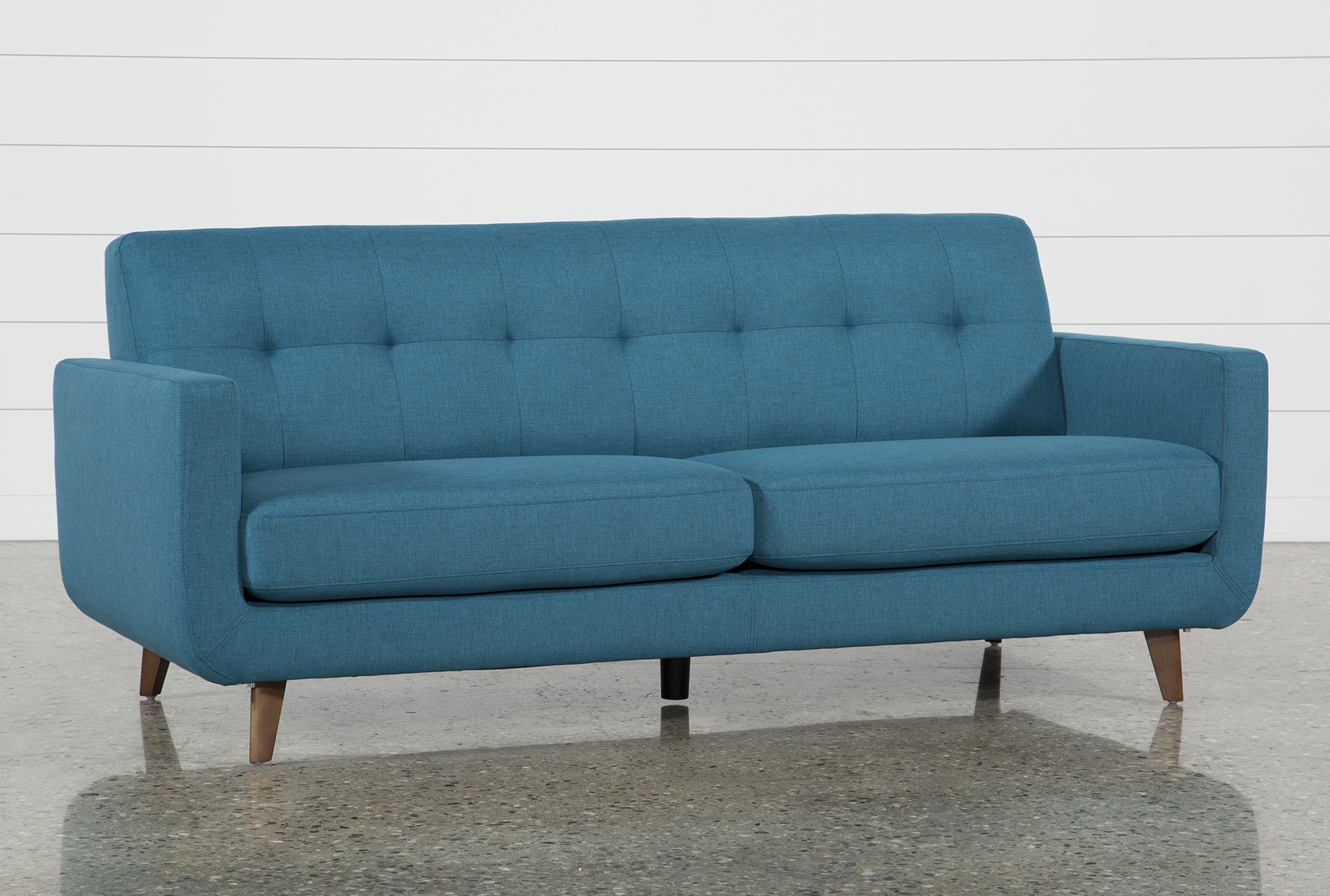 fabric sofa allie jade sofa | living spaces ILUEFQJ