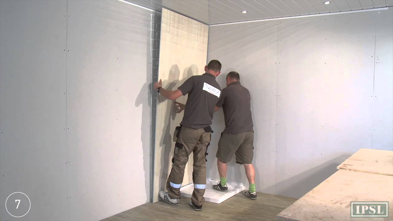 fitting bathroom panels shower wall panels - how to install aquabord laminate panels - BSLROPY