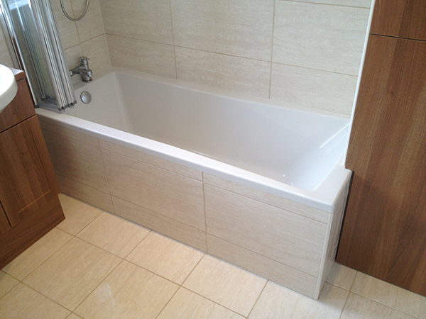 fitting bathroom panels tiled bath panel with bathroom installation in leeds RMCTQIU