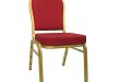 free sample cheap stackable hotel wedding used aluminum gold banquet chairs MCYSWMS