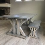 french farmhouse dining table for the kitchen RXVPOLA