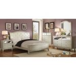 full bedroom sets silver orchid gerrard modern 4-piece crocodile silver bedroom set DETHLSC