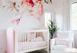 girl nursery ideas pink, floral and oh-so-dreamy wallpaper! take the full tour of the HVRYTNC