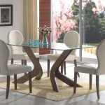 glass dining room table dainty chair and glass dining room tables on smooth carpet BCTNYLV