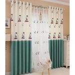green and white nautical curtains for boys bedroom ZTWPUWO