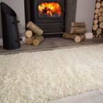 hearth rug cream shaggy fireplace rug ontario SWZUXUB