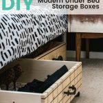 how to make a diy under bed storage box on wheels RJTNGHD