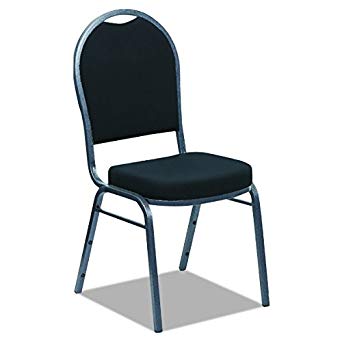 iceberg 66222 banquet chairs (4-pack) black/silver with dome back LLHTOYN