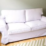 ıkea ektorp sofa custom ikea ektorp sofa bed cover 2 seater in gaia white VFACFIG