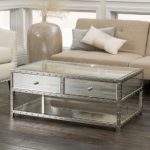 jade mirrored coffee table by christopher knight home (silver mirrored BBGKZTT
